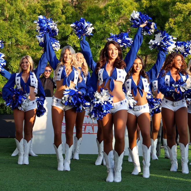 Dallas Cowboys Cheerleaders, Kelee, Karley, Megan, Tori, Kelcey, Chandi, Armani, and Sophy